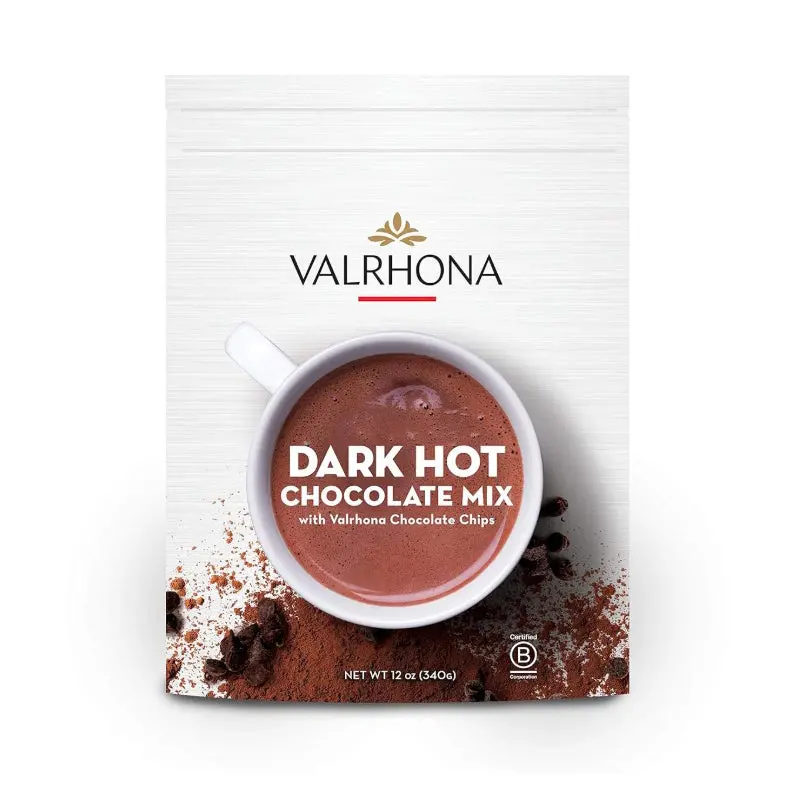 Valrhona Dairy-Free Hot Chocolate Mix – Rich, Velvety Vegan Drinking Chocolate (2.26 Kg – Clearance) 1