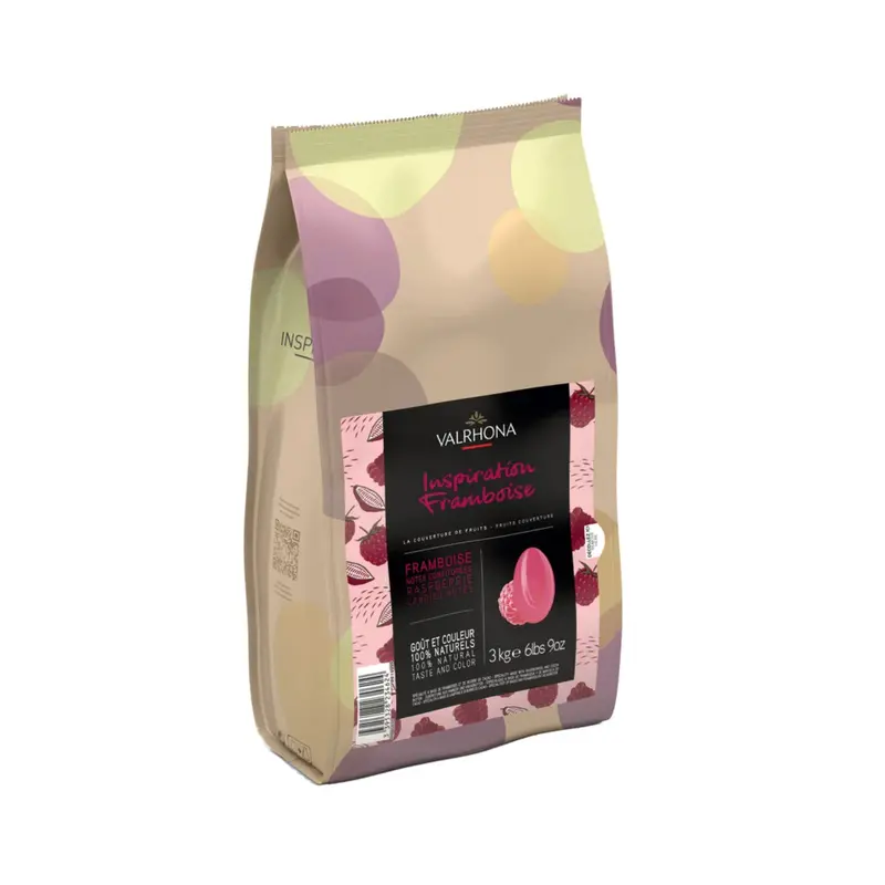 Valrhona Raspberry Inspiration Fruit Couverture Chocolate 3