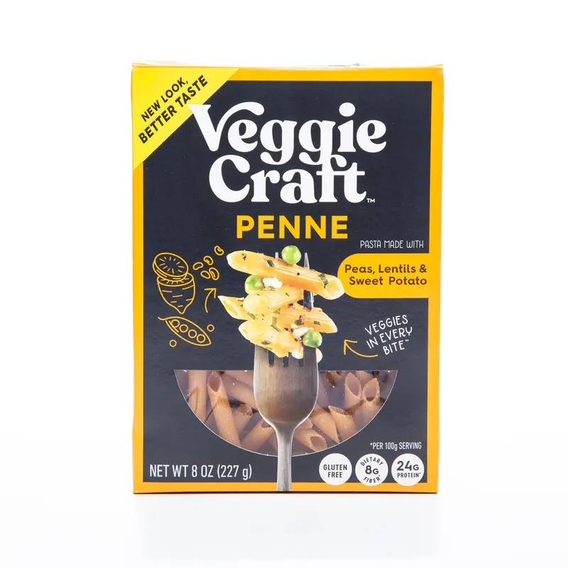Veggie Craft Sweet Potato Penne – 227G Gluten-Free Vegetable Pasta 1