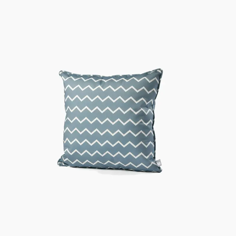 Vibrant Zigzag Outdoor B-Cushion In Sea Blue 1