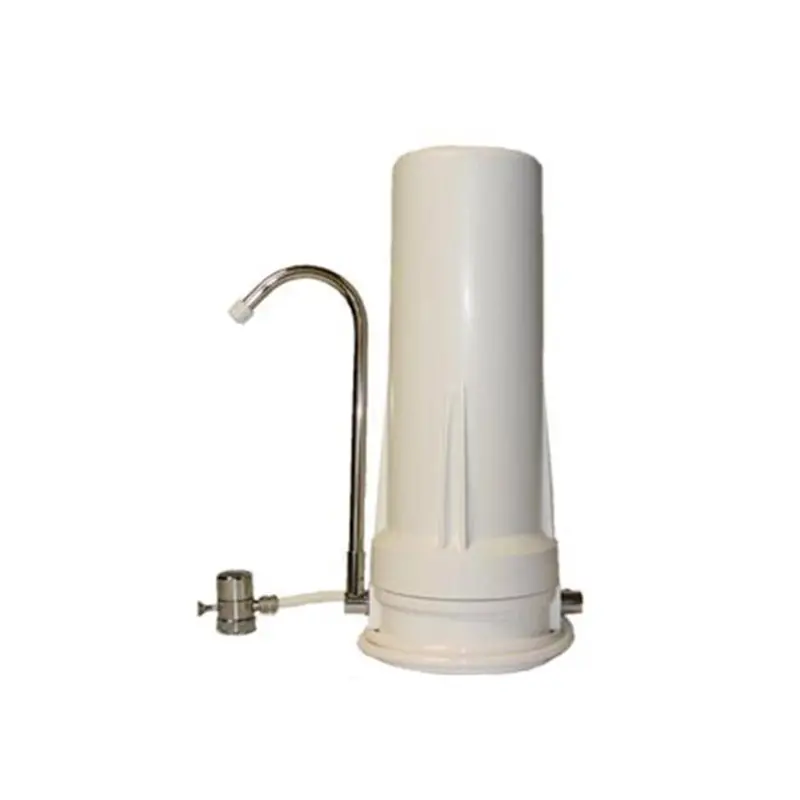 White Countertop Filter Housing For Standard 10-Inch Replacement Cartridges 1