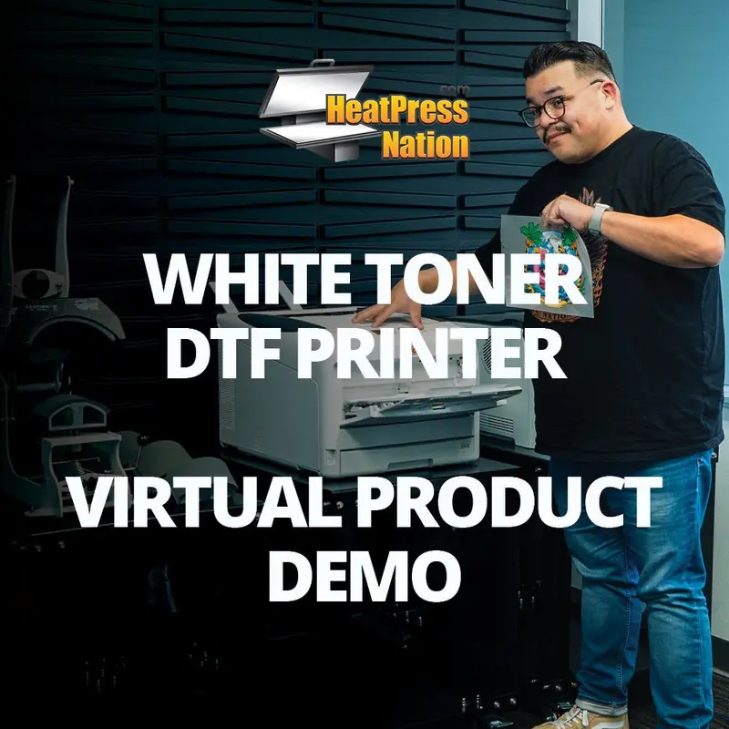 White-Toner Dtf Printing Virtual Sales Demo Session 1