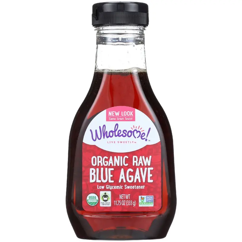 Wholesome Organic Raw Blue Agave Nectar – Light & Neutral, 333 G 1
