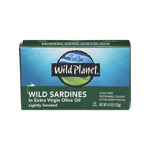 Wild Sardines In Extra Virgin Olive Oil – Sustainably Caught, 125G 1
