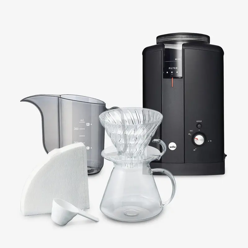 Wilfa × Hario Simply Brewing Kit – Black Edition Bundle 1