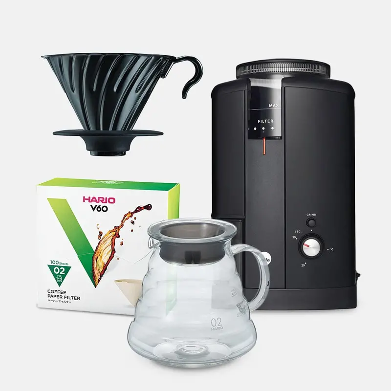 Wilfa × Hario V60 Starter Kit – Black Colorway 1