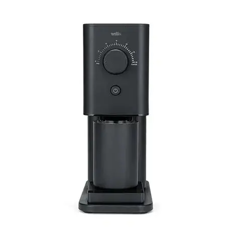 Wilfa Zense Black Coffee Grinder – Sleek Conical Burr Grinder 1