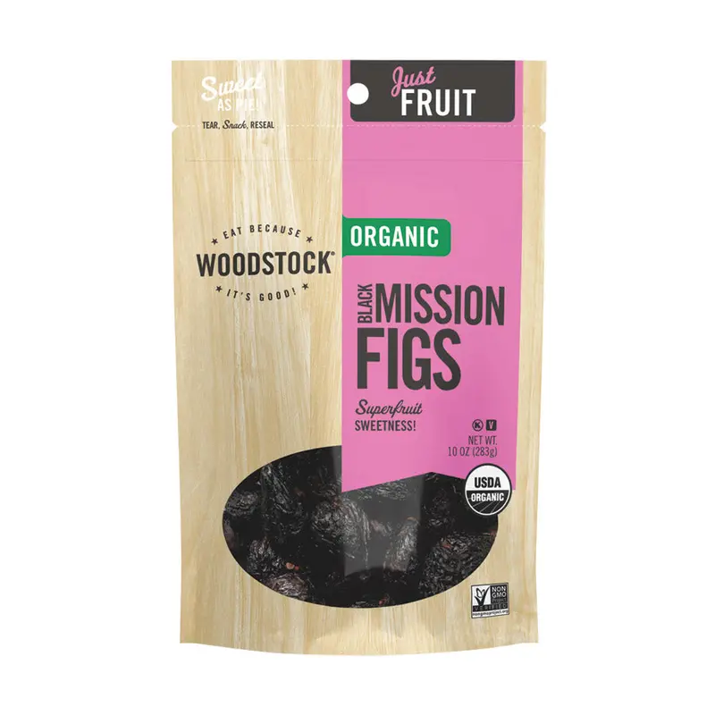Woodstock Farms Organic Dried Black Mission Figs – 283 G Pack 1