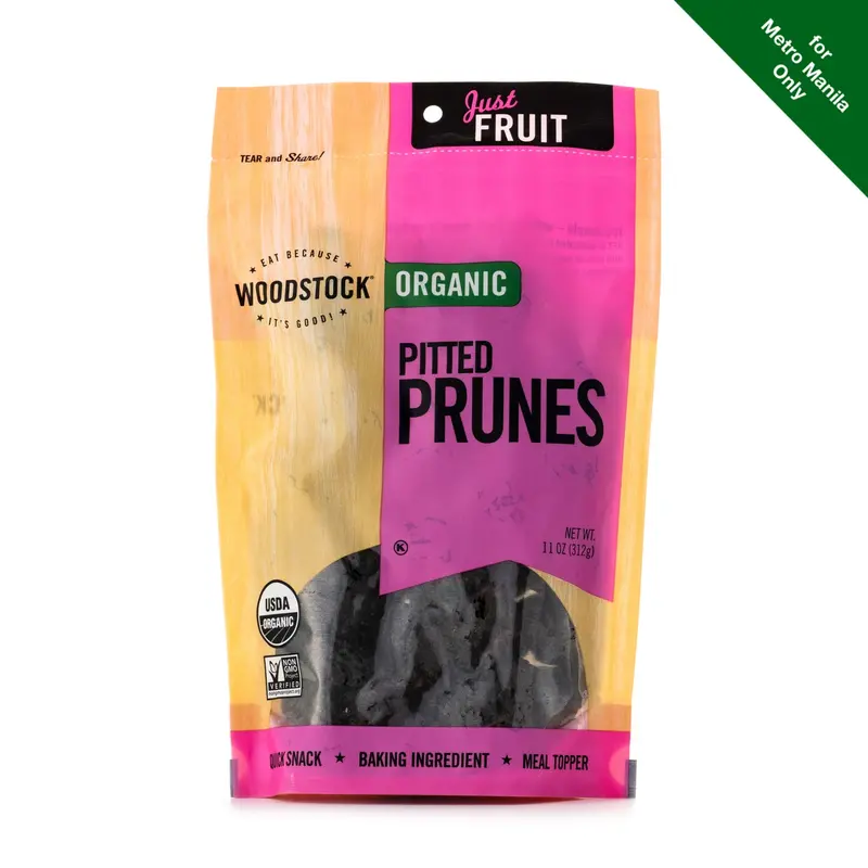 Woodstock Farms Organic Prunes – Naturally Sweet Dried Plums, 312G 1