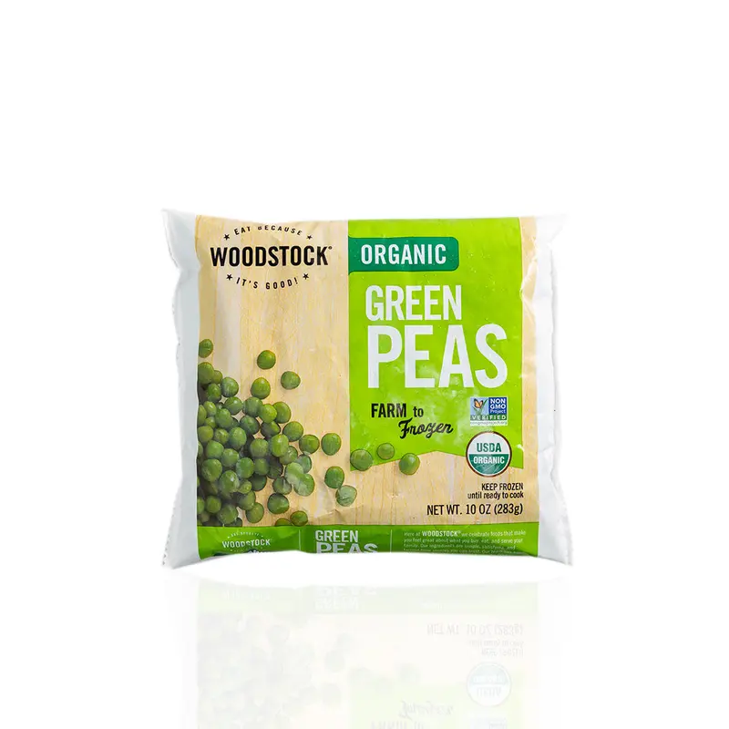 Woodstock Organic Green Peas – 283G 1