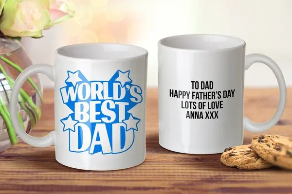 'World'S Best Dad' Ceramic Coffee Mug 1