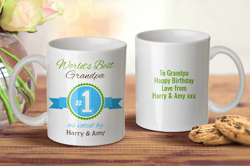 'World'S Best Grandpa' Classic Ceramic Mug 1