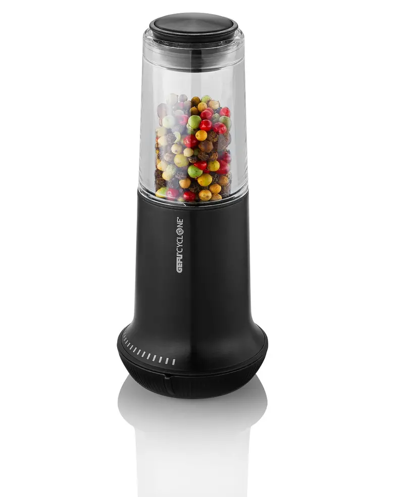 X-Plosion Large Single Salt Or Pepper Mill – Precision Ceramic Mechanism, Matte Black #34630 1