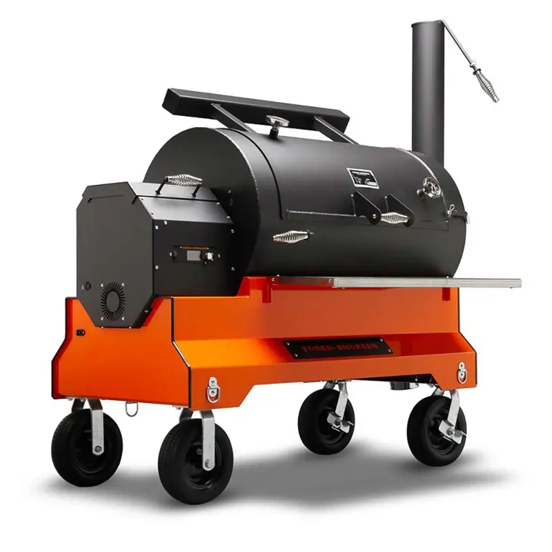 Yoder Smokers Ys1500S Pellet Grill With Acs – Orange Finish, 220V Version 1