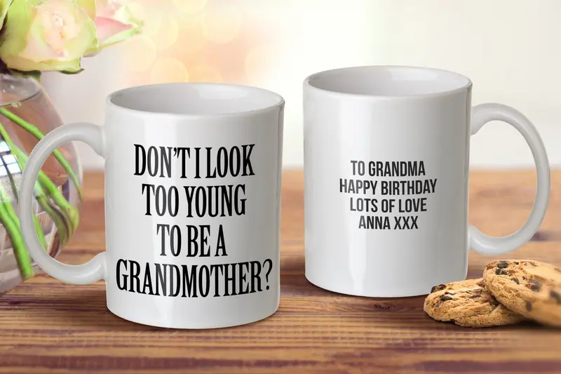 'Young Grandmother' Keepsake Ceramic Mug 1