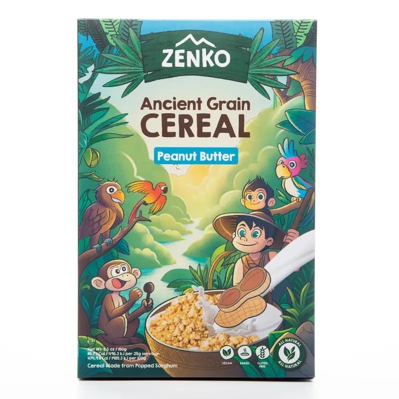 Zenko Ancient Grain Cereal – Peanut Butter Flavor, 150 G 1