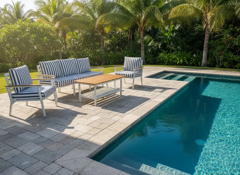 Zurich Hampton 4-Piece Aluminum Outdoor Lounge Set – Weather-Resistant Modular Seating 1